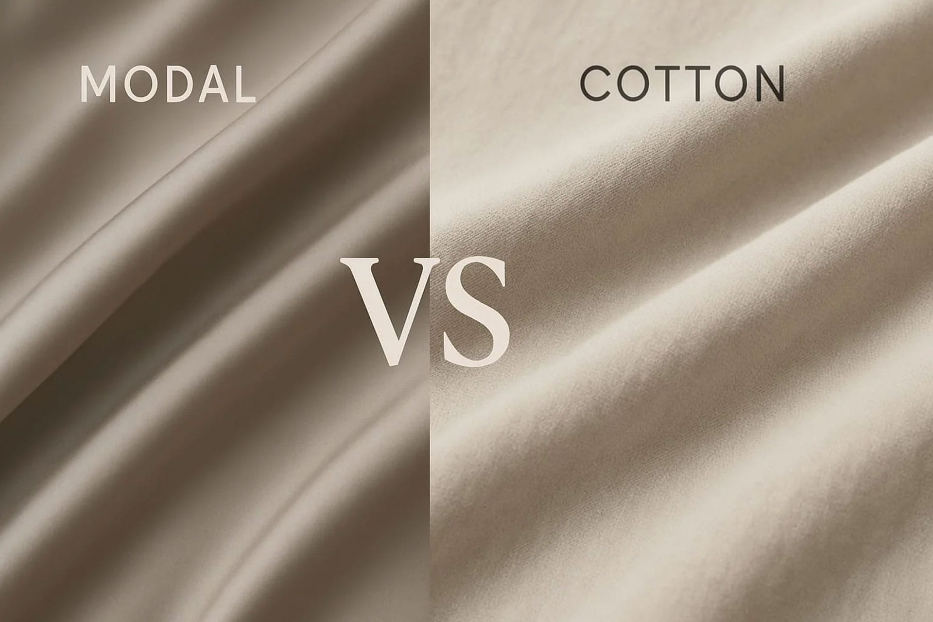 Modal vs Cotton fabric texture