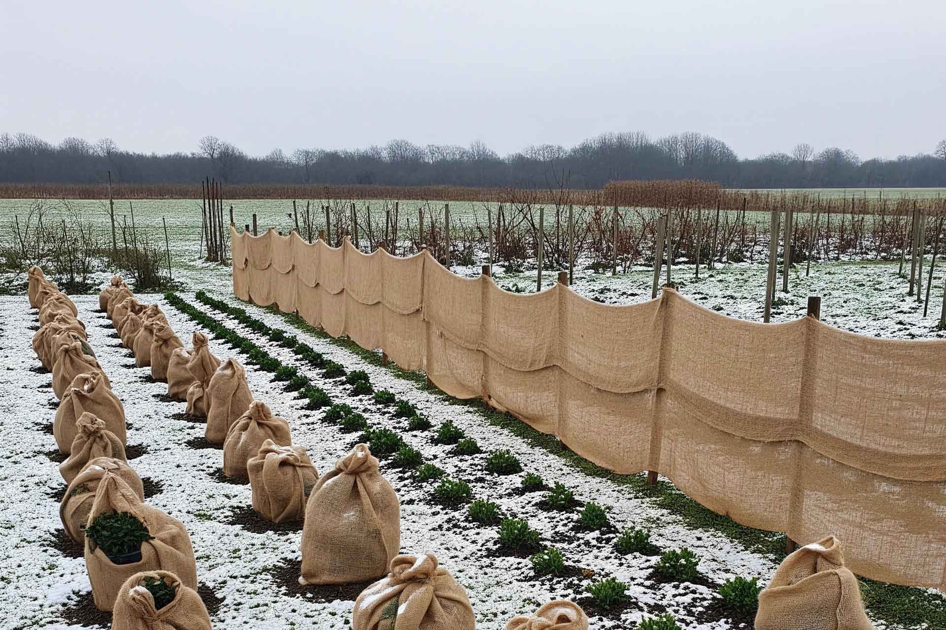 burlap for plants