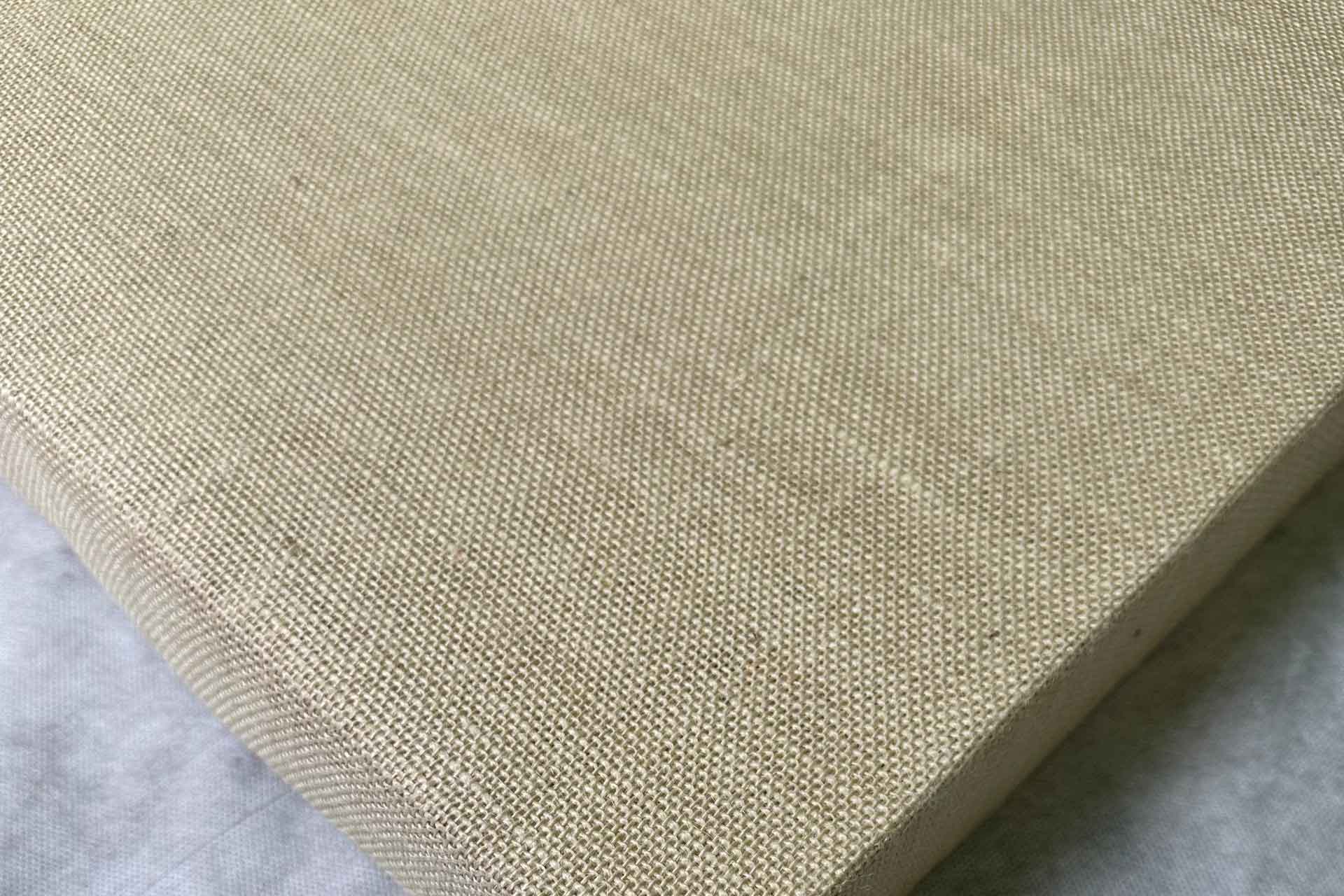 burlap sound panels