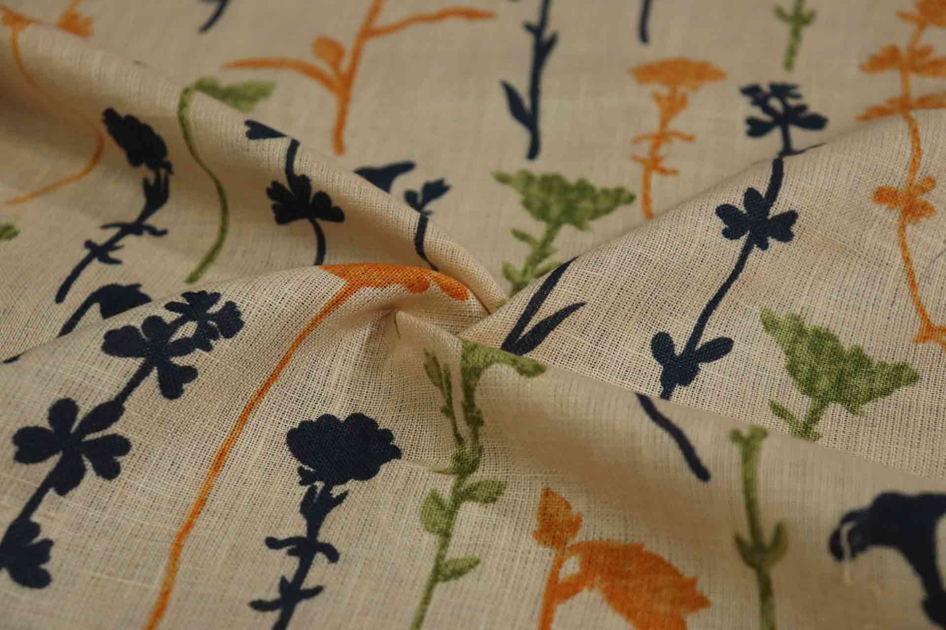 printed linen fabric