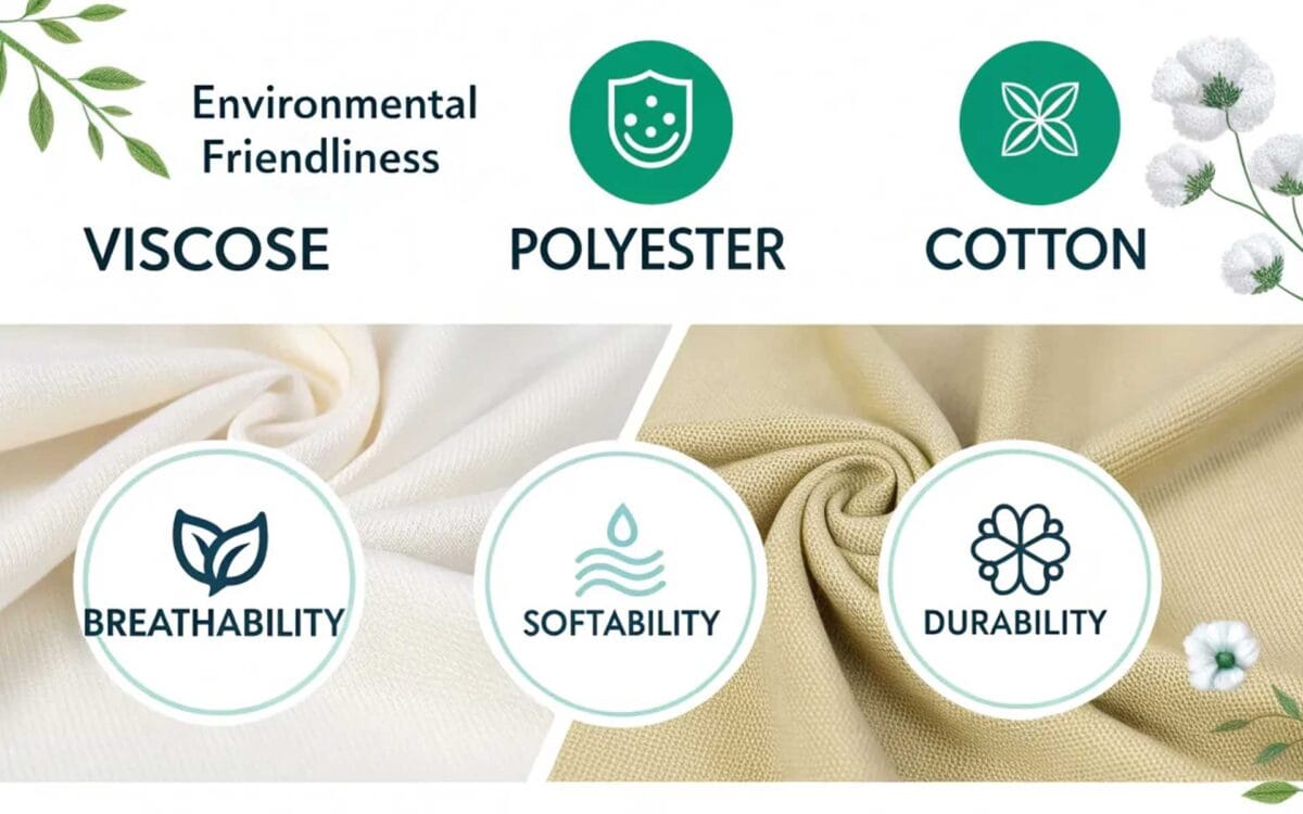 Viscose vs Polyester vs Cotton: How to Choose the Right Fabric
