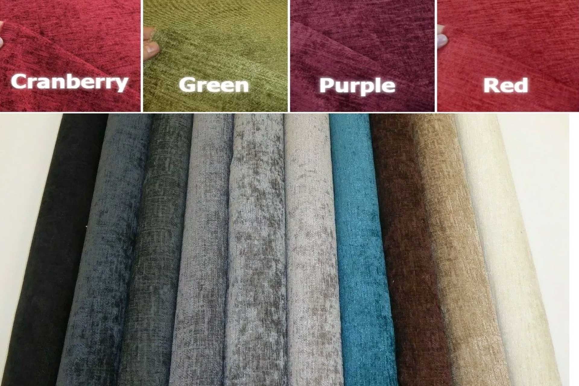 Chenille upholstery fabric