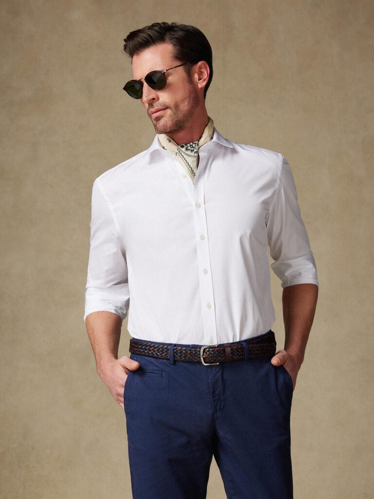 White Poplin Shirt