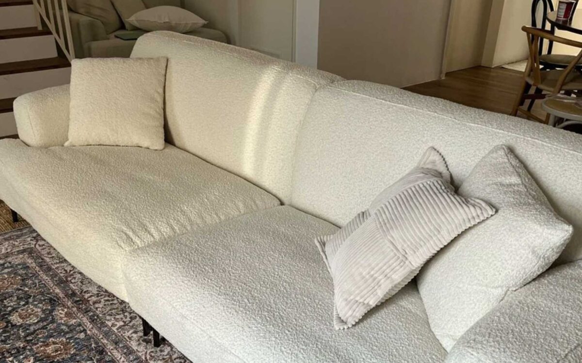 Beyond White: How to Style Colorful Bouclé Fabric (Green, Pink, and Black)