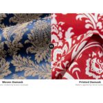 Woven Damask VS Printed Damask