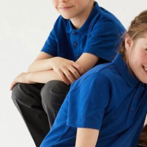 Kids Royal Blue Polo Shirt Uniform
