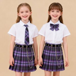 Plaid Uniform Skirts for School Girls