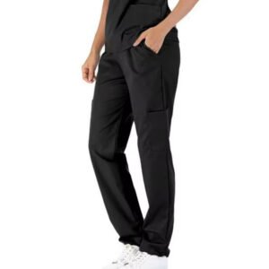 black scrub pants for women