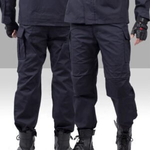 police cargo pants navy blue