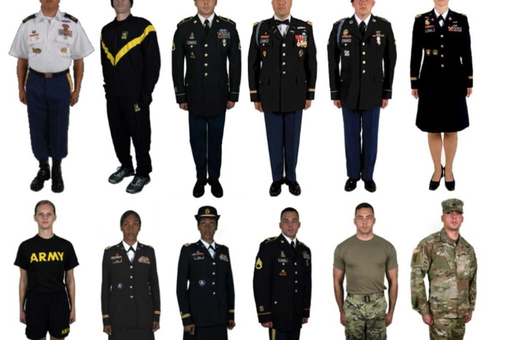 what are military uniforms called