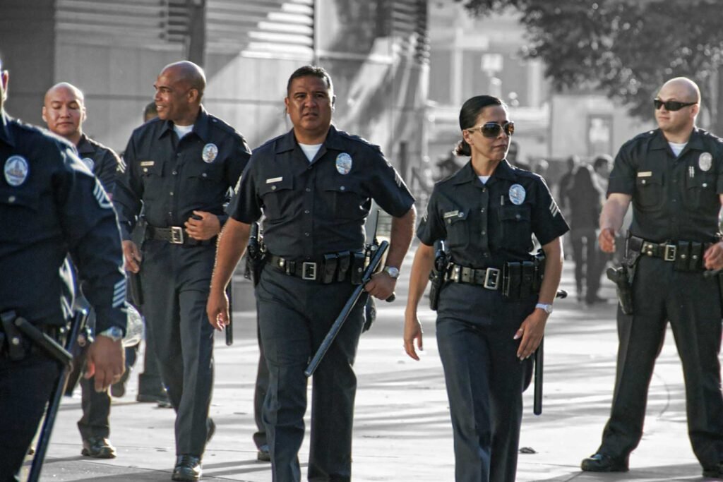 what does a policeman wear