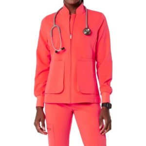 Women's Fleece Scrub Jacket