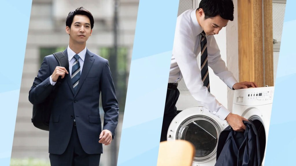 machine washable suit fabric for corporate uniform programs