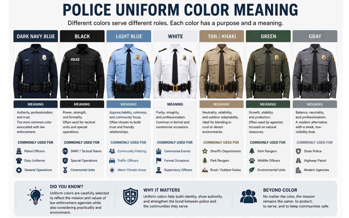 Police Uniform Color Meaning