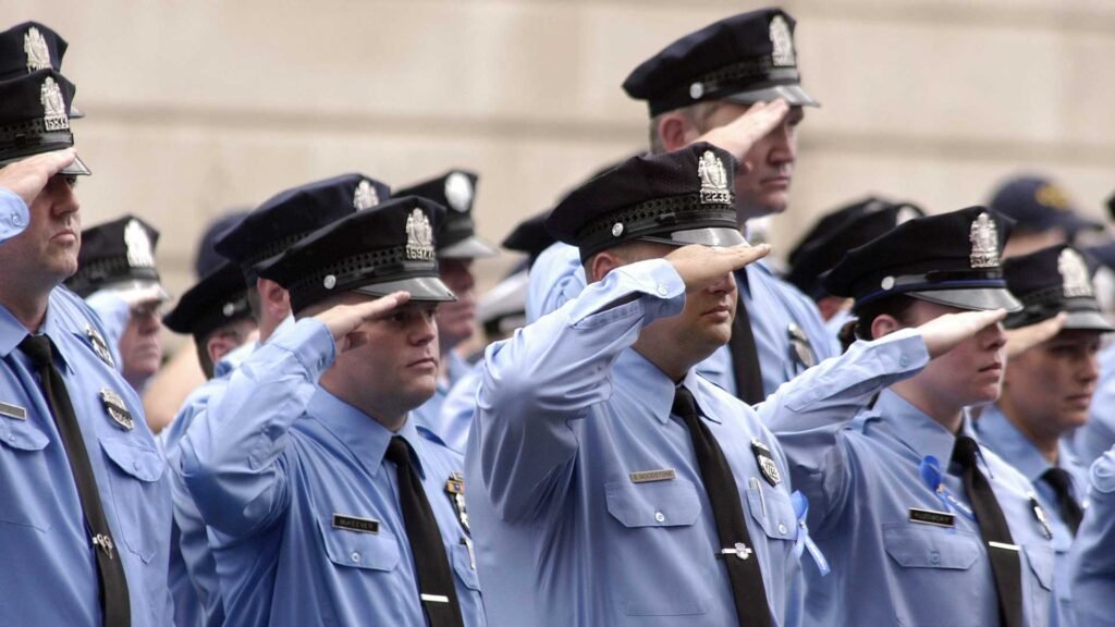 why are police uniforms blue