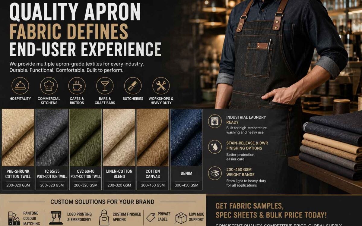 Apron Fabric Types: The Complete Guide to Choosing the Right Material