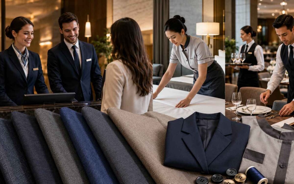Hotel Uniform Fabric: 3 Blends That Survive Hotel Laundry — and 2 That Don't