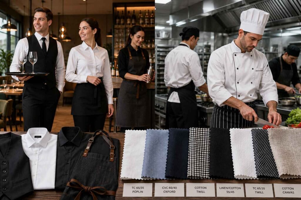 Restaurant Uniform Fabric