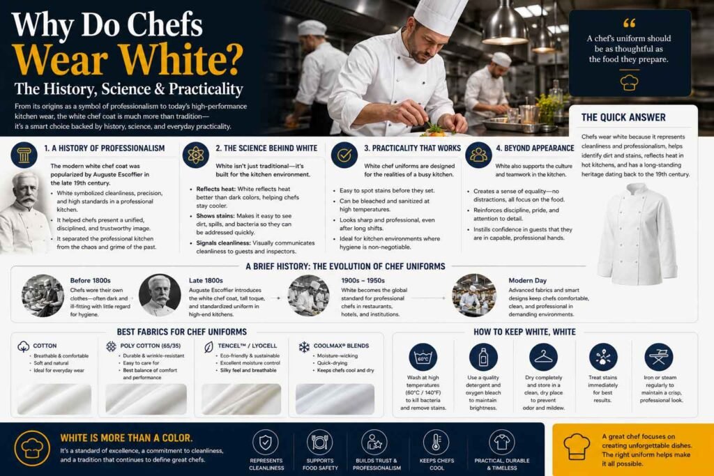 Why Do Chefs Wear White
