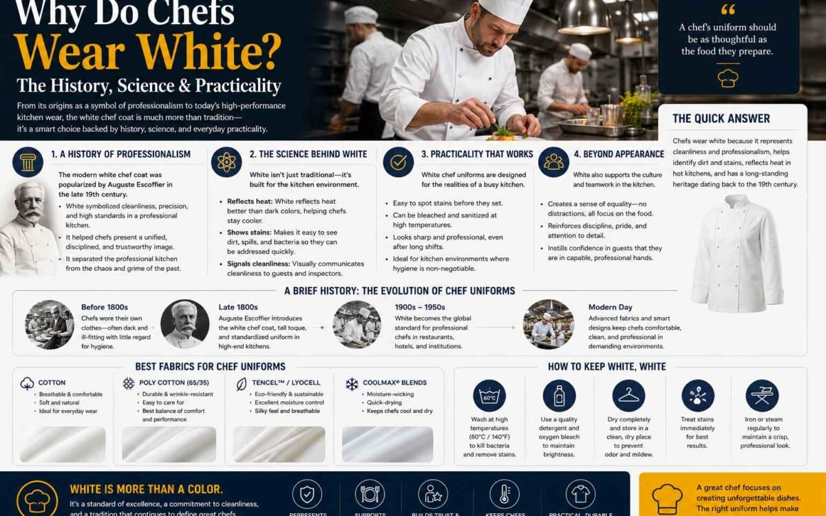 Why Do Chefs Wear White? The History, Science & Practicality