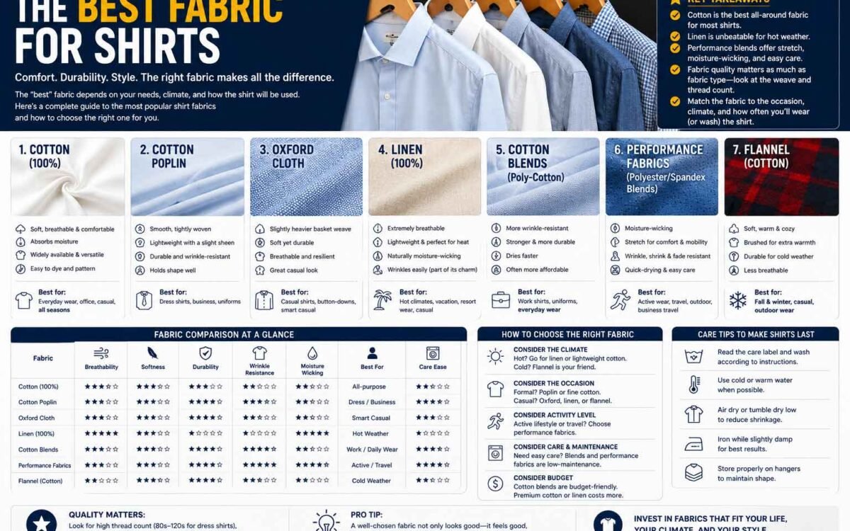 The Fabric Is the Shirt: Why Material Matters More Than Cut