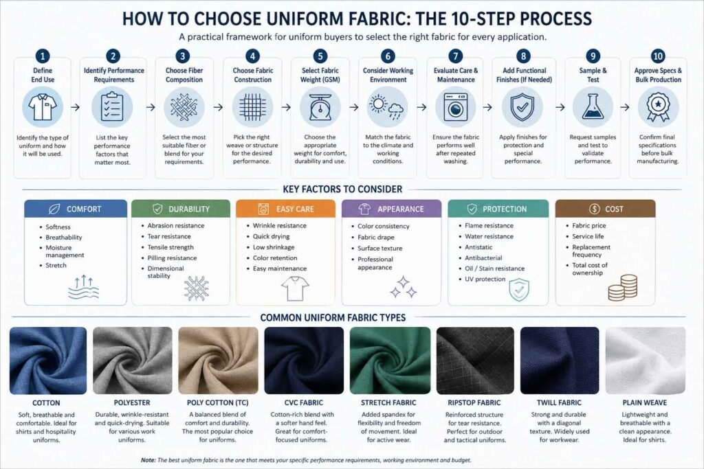 How to Choose Uniform Fabric