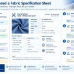 How to Read a Fabric Specification Sheet