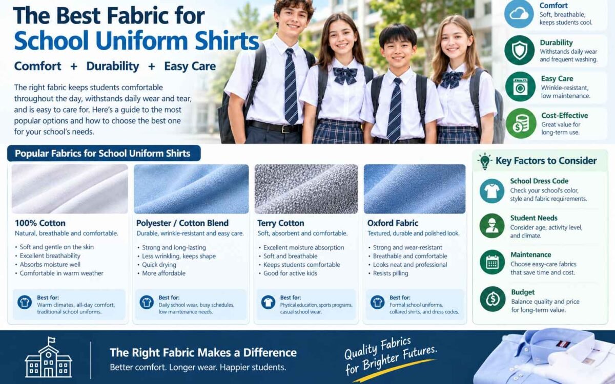 Best Fabric for School Uniform Shirts: A Comprehensive Guide for Comfort, Durability, and Style