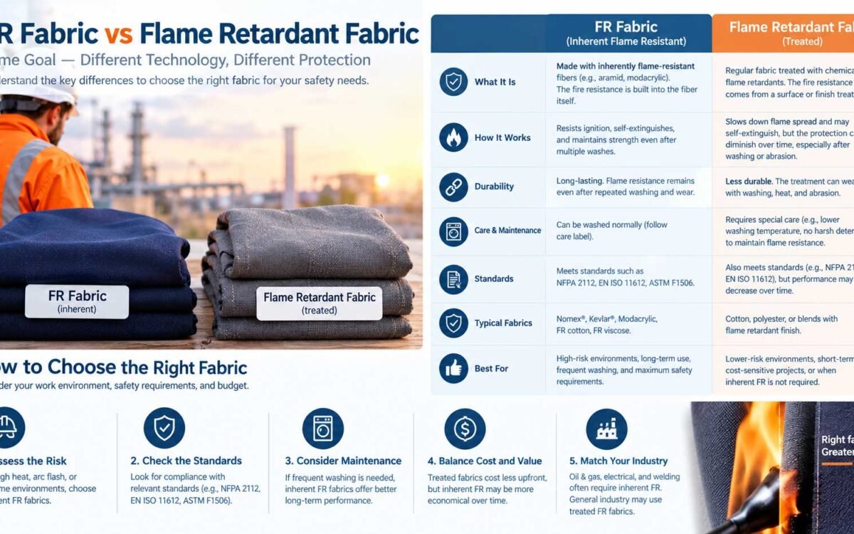 FR Treated vs Inherently FR Fabric: A Comprehensive Guide to Flame Resistant Workwear